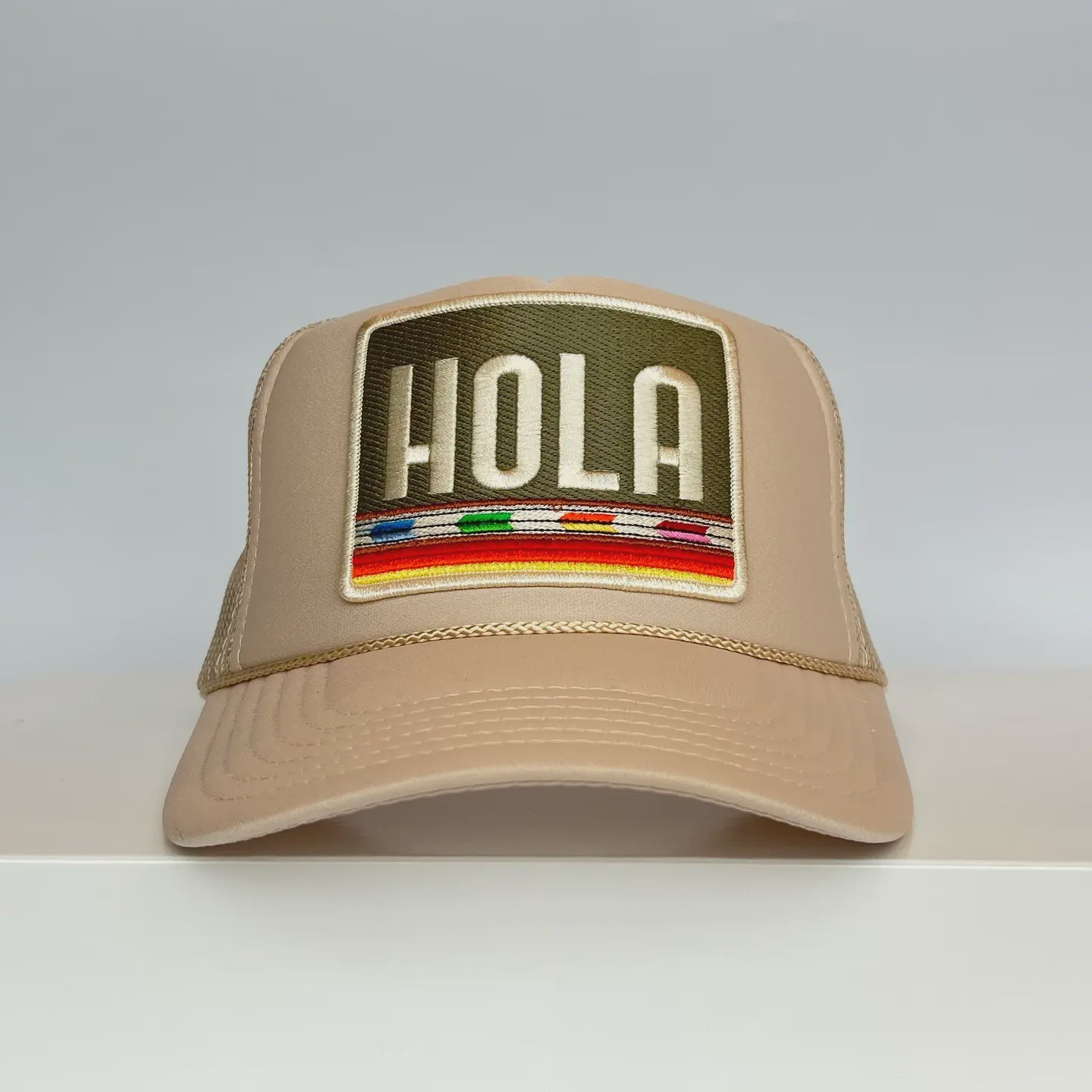 Hola Trucker Hat - Cream