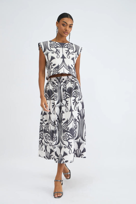 Amber Skirt - Iron Veil Charcoal