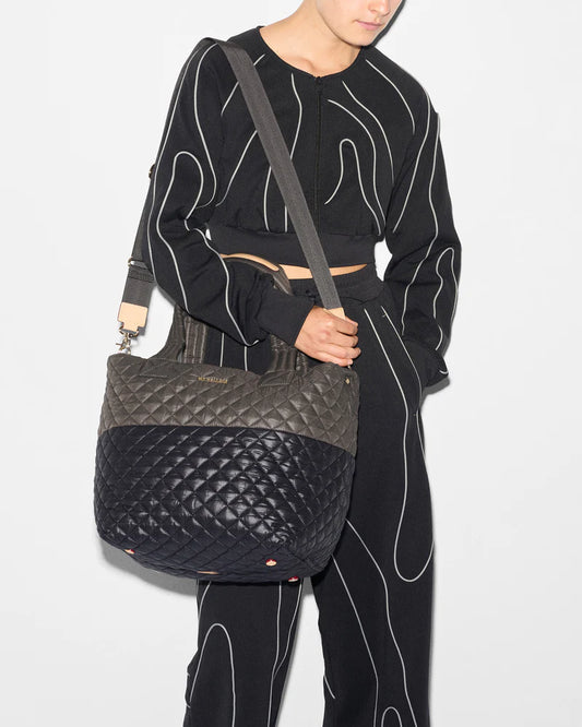 Black/Magnet Medium Metro Tote Deluxe