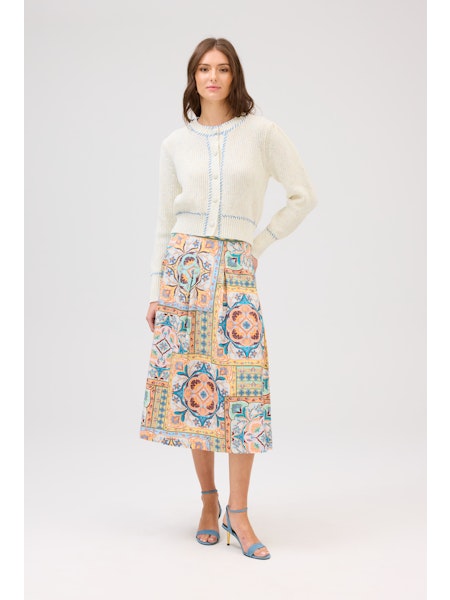 Mabel Skirt-Scarf Print
