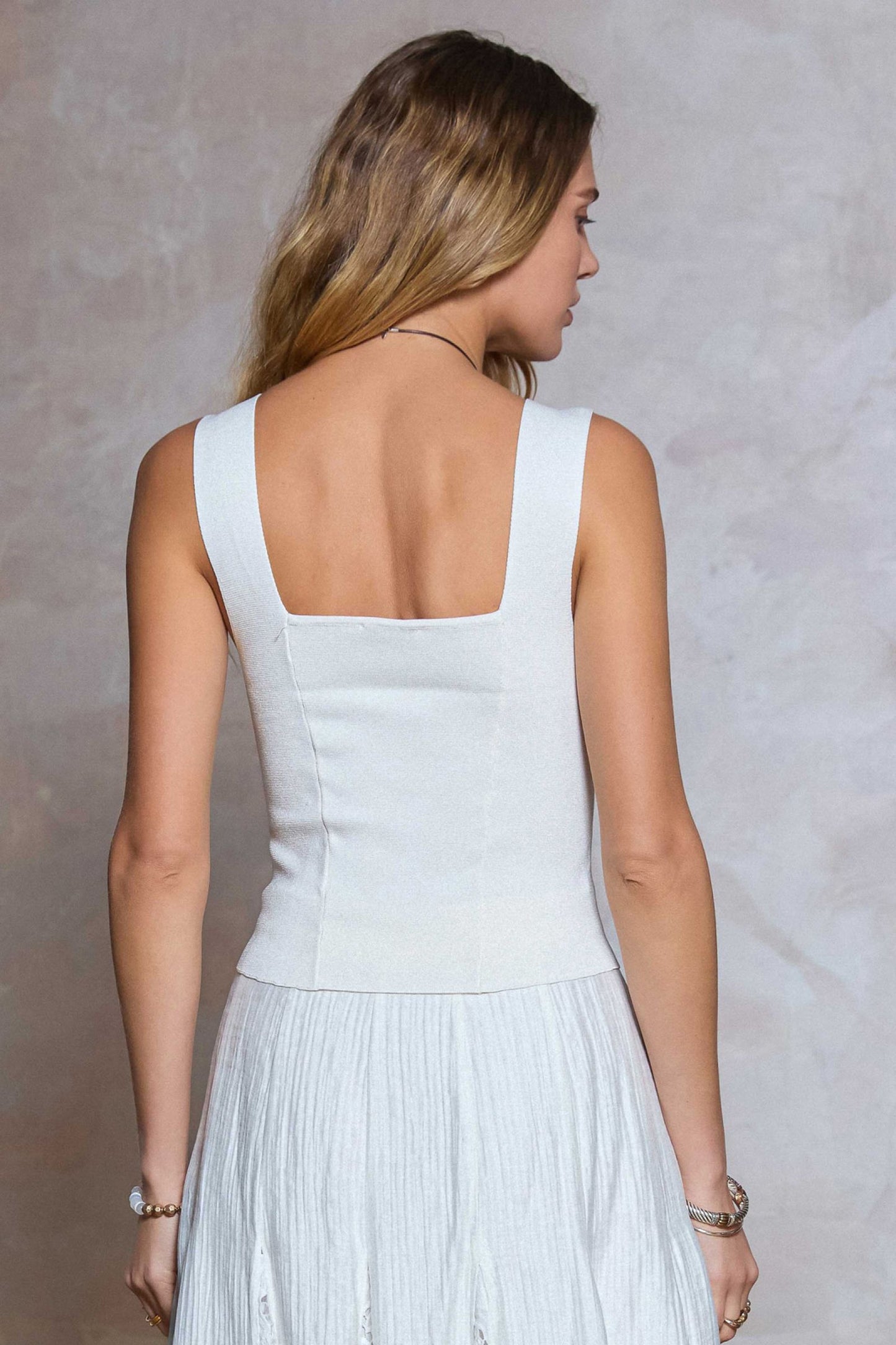 Eden Tank - White