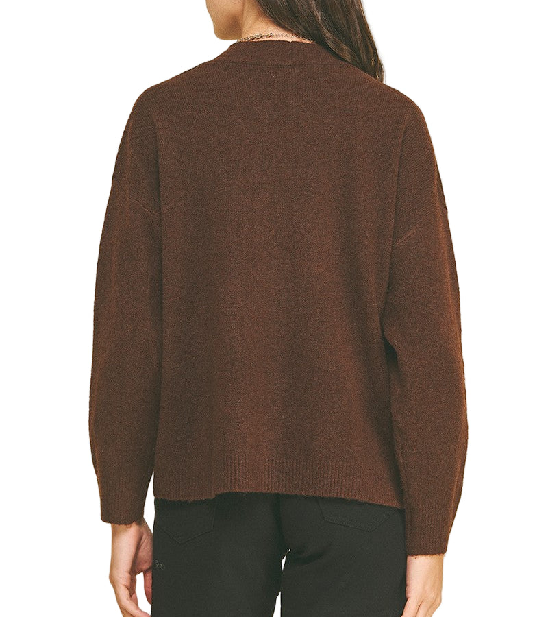 Bryer Cardigan - Brown