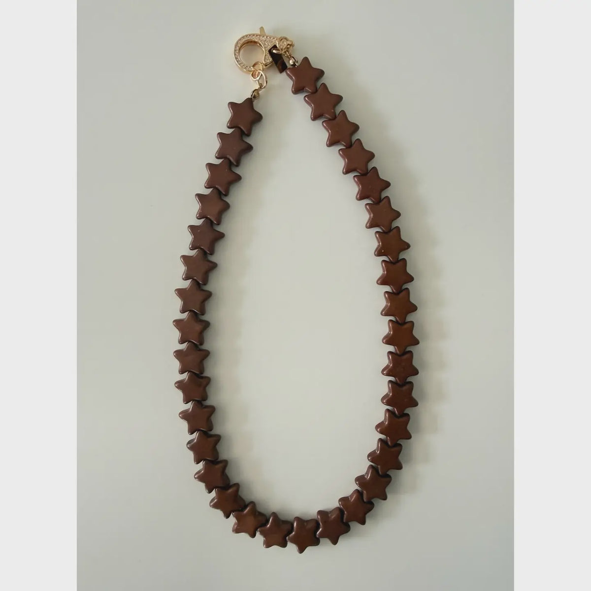 Star Necklace - Brown