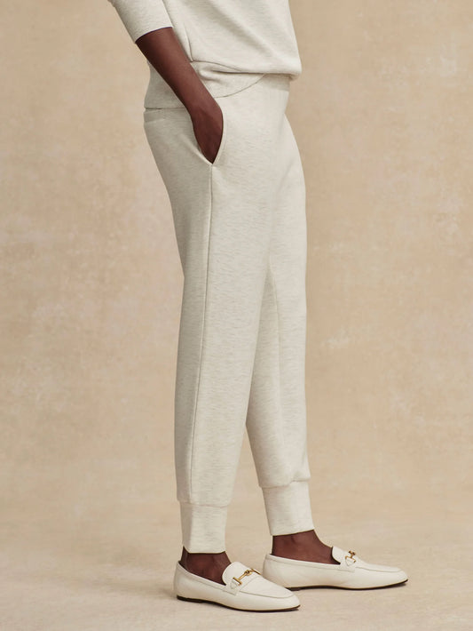 The Slim Cuff Pant 25 - Ivory Marl