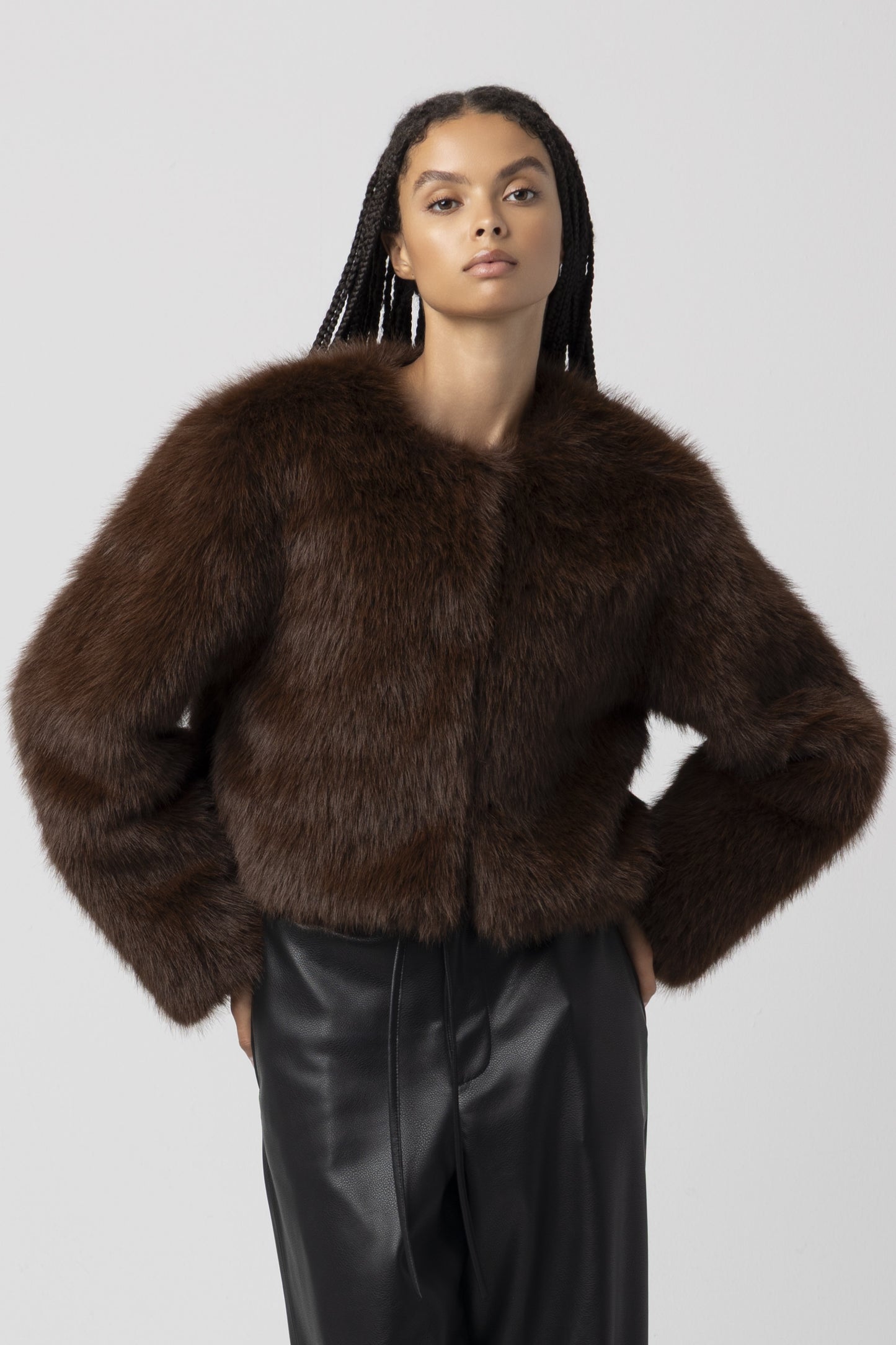 Gala Affair Faux Fur Jacket
