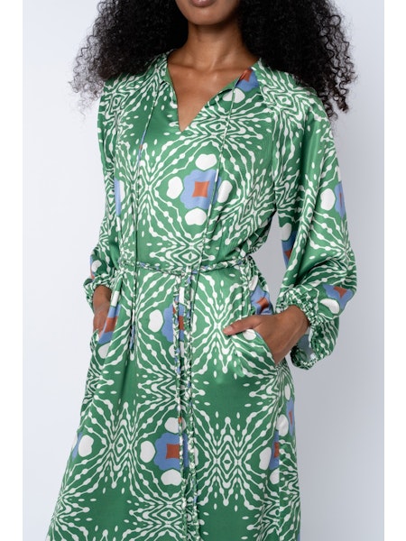 Jardin Geo Printed Midi Dress