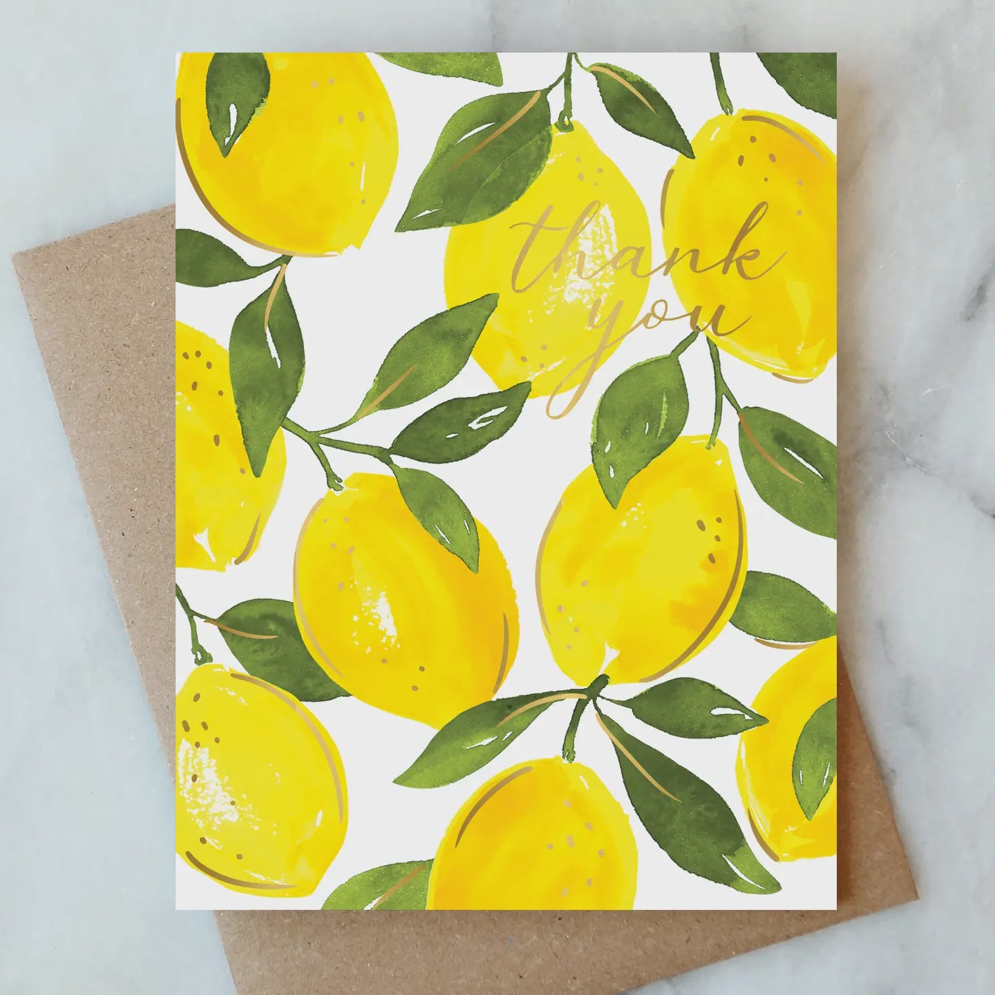 Lemon Thank You Greeting Card
