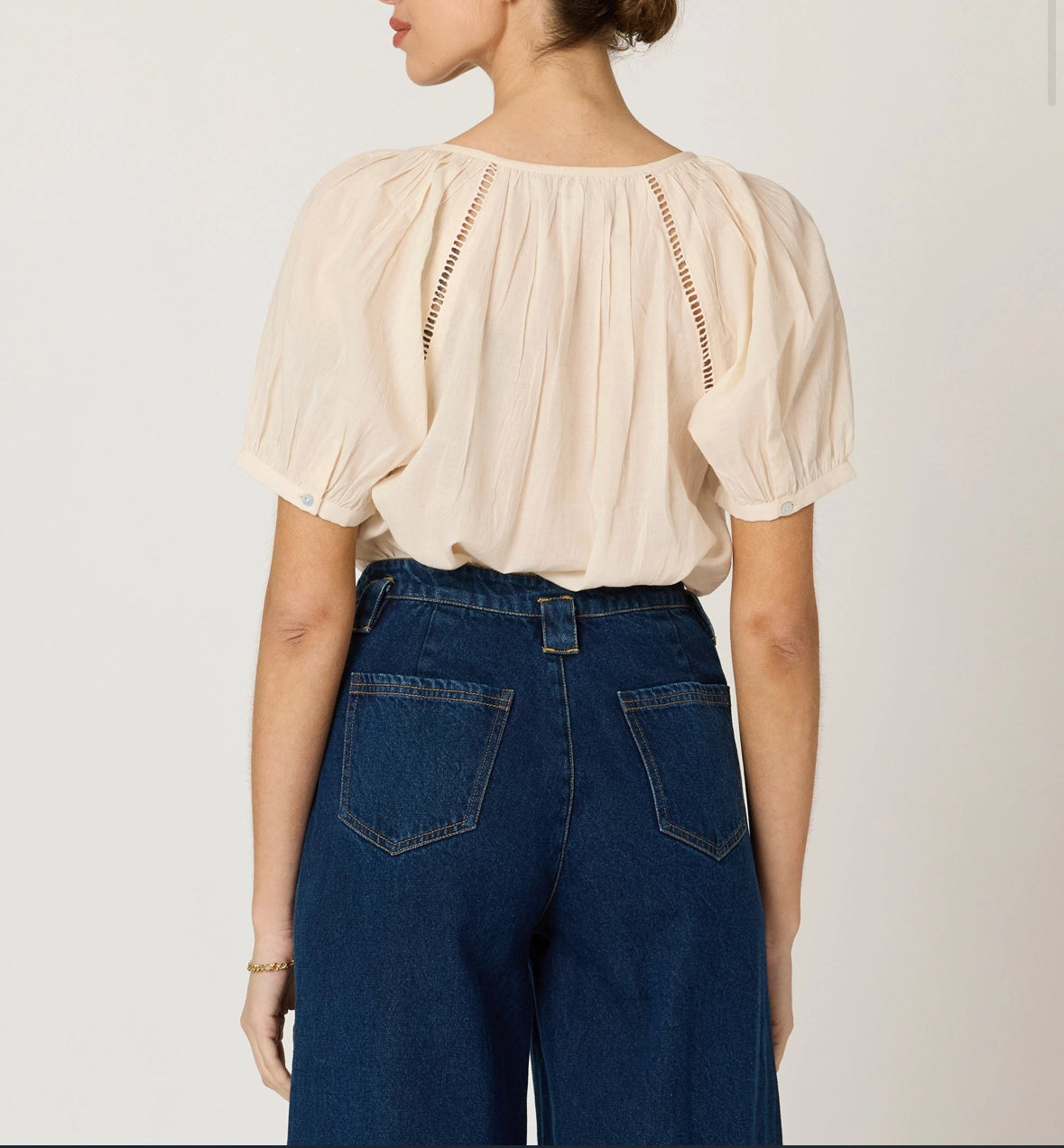 Adeline Blouse - Ivory