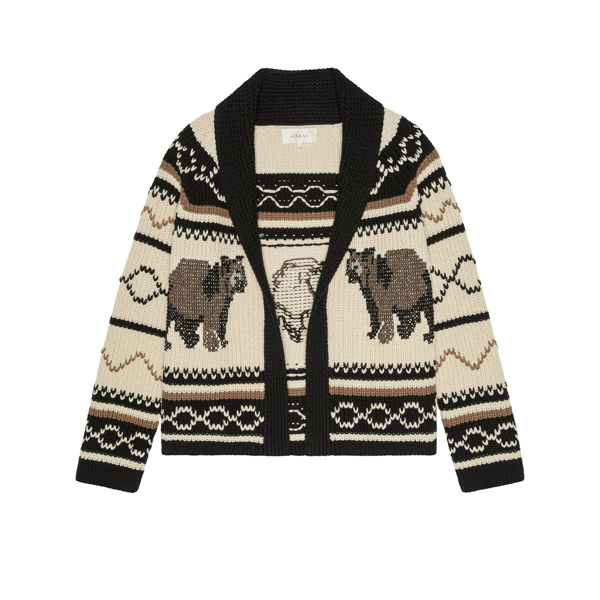 Bear Lodge Cardigan-Black