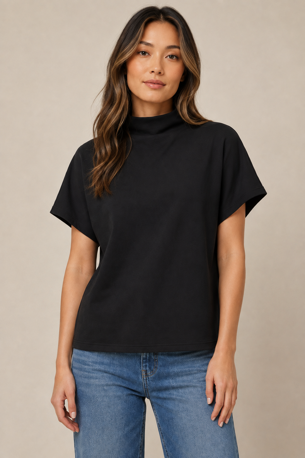Sutton Mock Neck Top