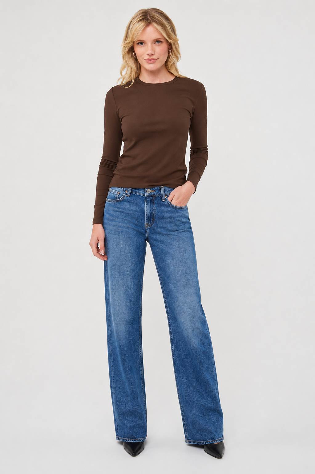Riley Essential Top - Brown