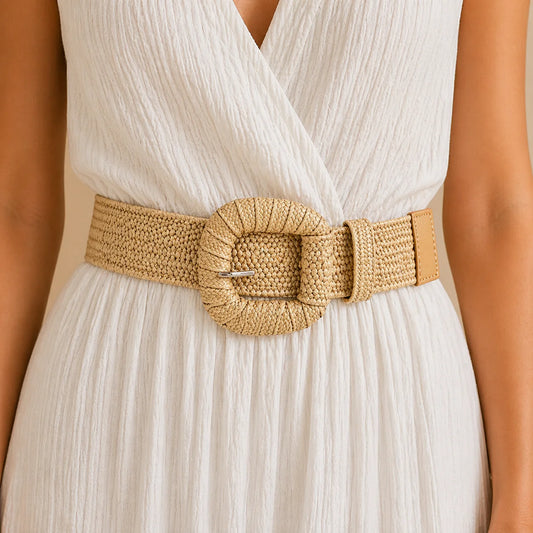 Lauren Raffia Belt