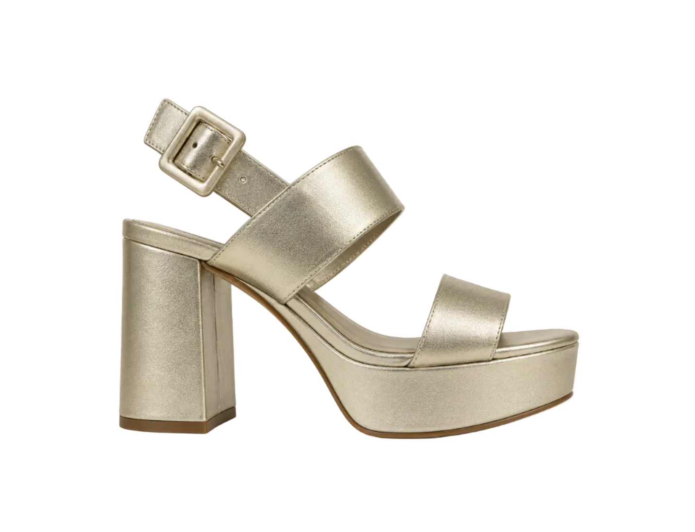 Ammaly Platform Sandal - Light Gold