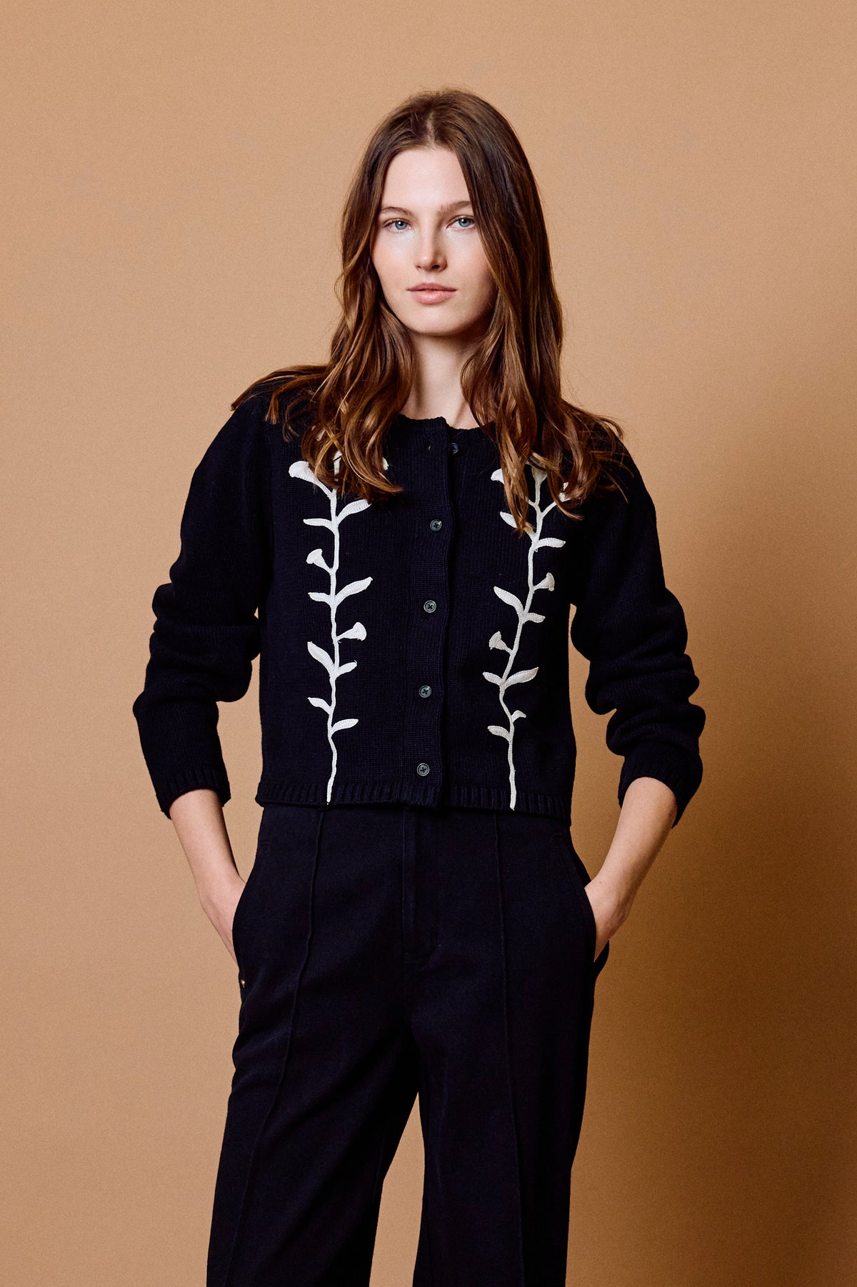 Samantha Sweater - Black Ivory