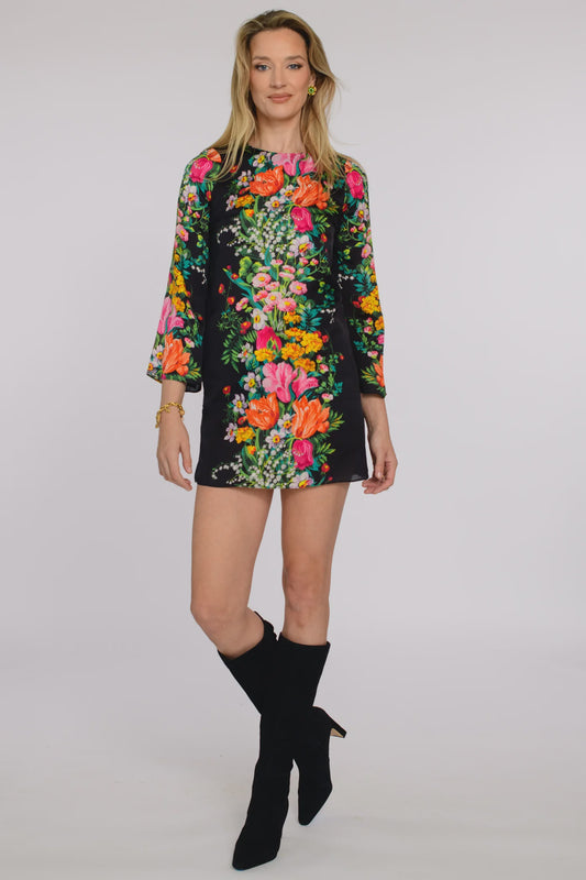 Juliette Dress in Centerpiece Black