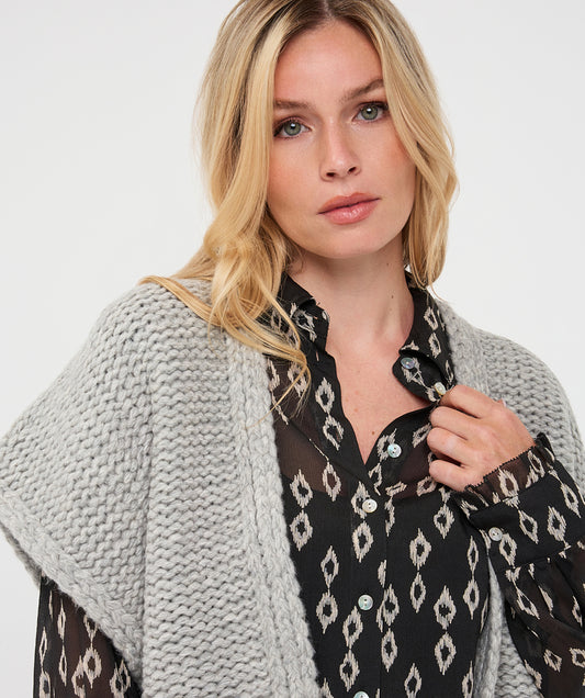 Hadley Knit Cardigan - Grey