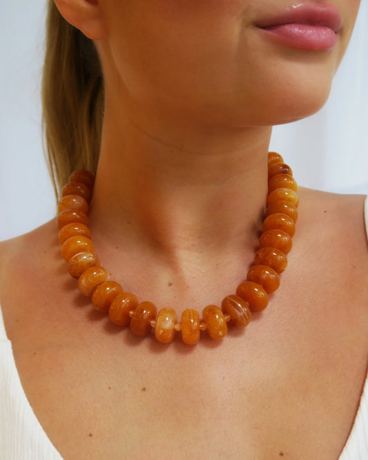 Lucia Necklace - Amber
