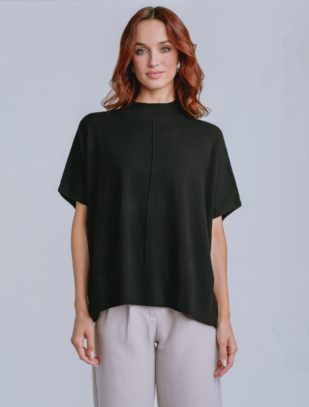Black Caroline Top