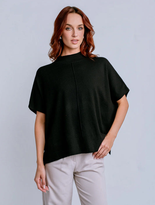 Black Caroline Top