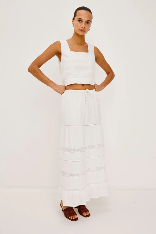 Hettie Skirt - White