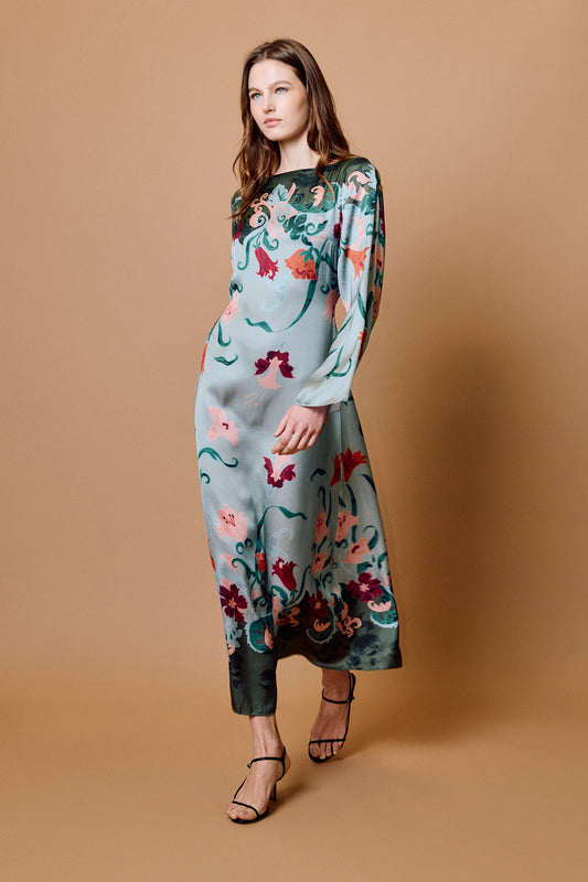 Isobel Ankle Dress - Lys