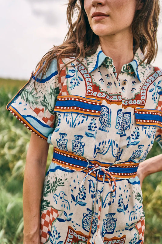 Nicole Dress - Sundance Tile