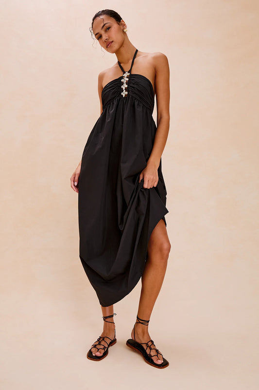 Palazzo Dress - Black
