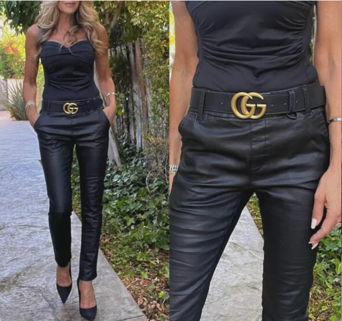 Dafna Vegan Leather - Black