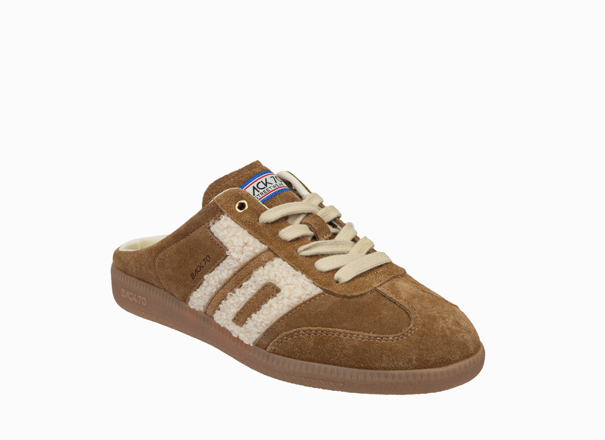 Easter Backless Sneaker in Tobacco