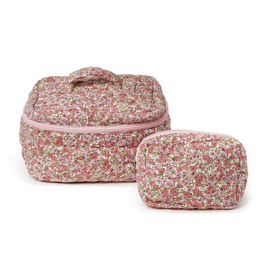 Blooming Floral Cosmetic Case & Pouch