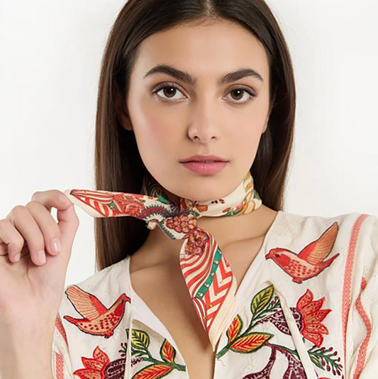 Wild Paris Square Scarf