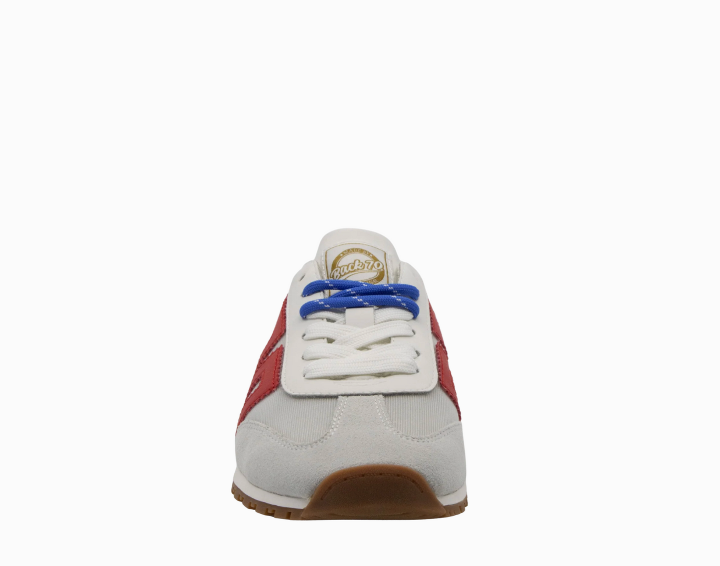 Venice in White Red Backless Sneakers
