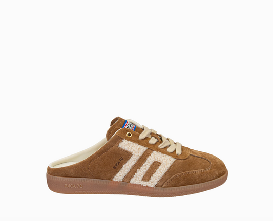 Easter Backless Sneaker in Tobacco