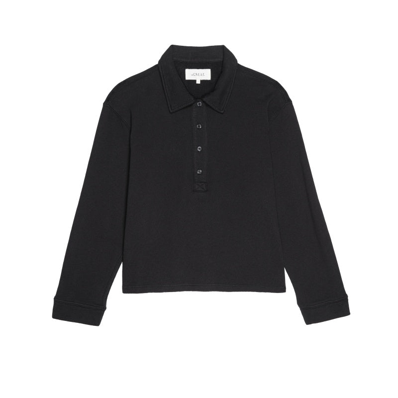 Rugby Sweatshirt - Almost Black