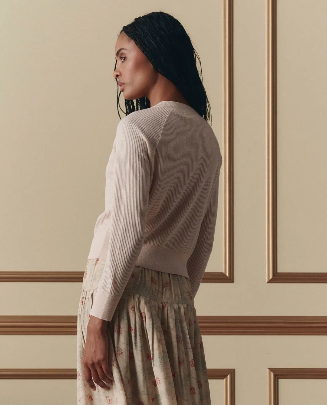 The Dainty Cardigan - Soft Petal