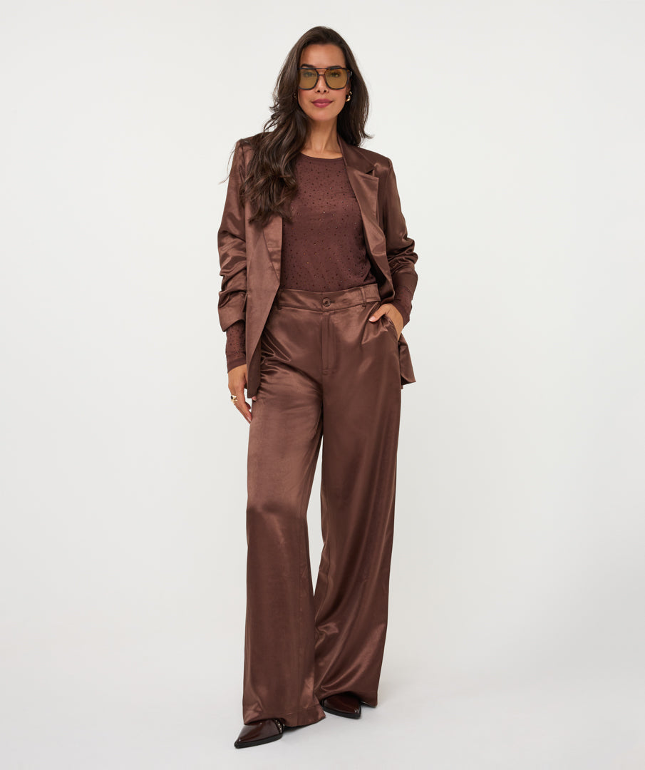 Sutton Satin Blazer