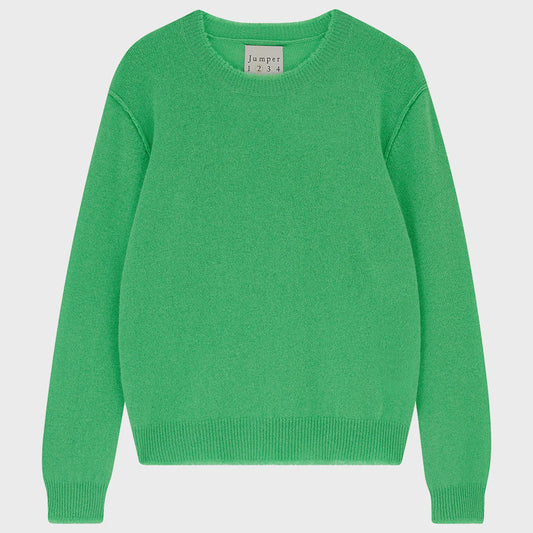 Cashmere Crop Crew in Green