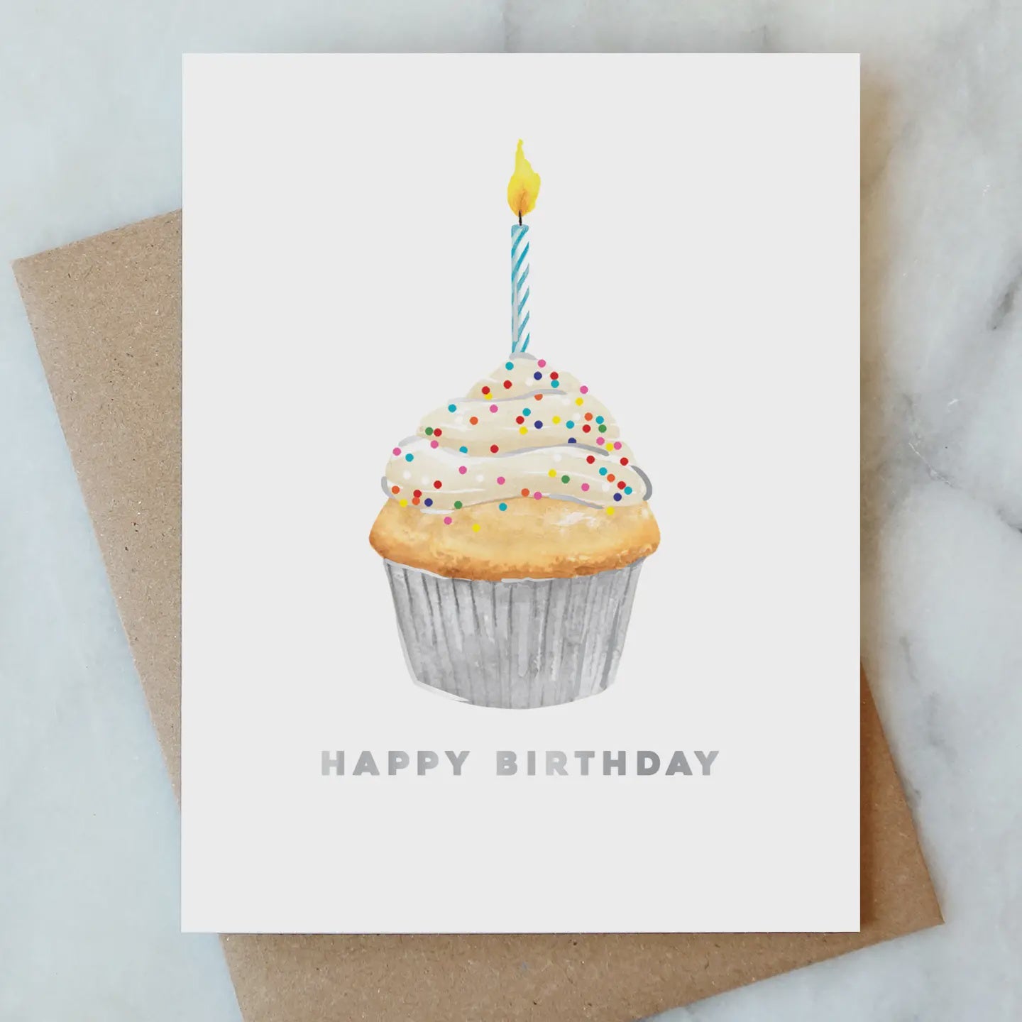 Cupcake Birthday Greeting Card