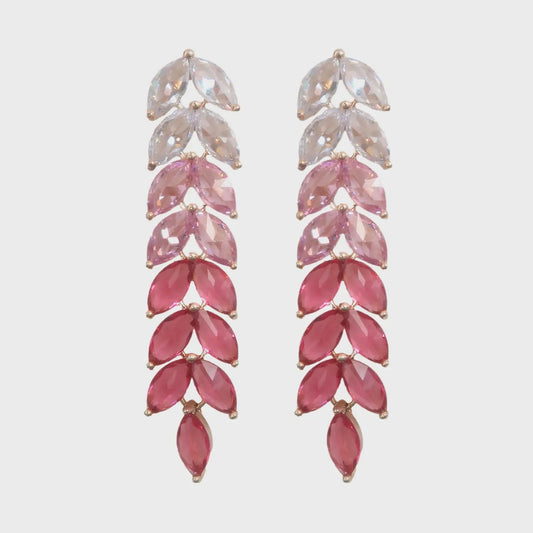Pink Holiday Ombre Earrings