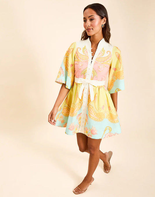 Carmen Mini Dress - Venetian Paisley