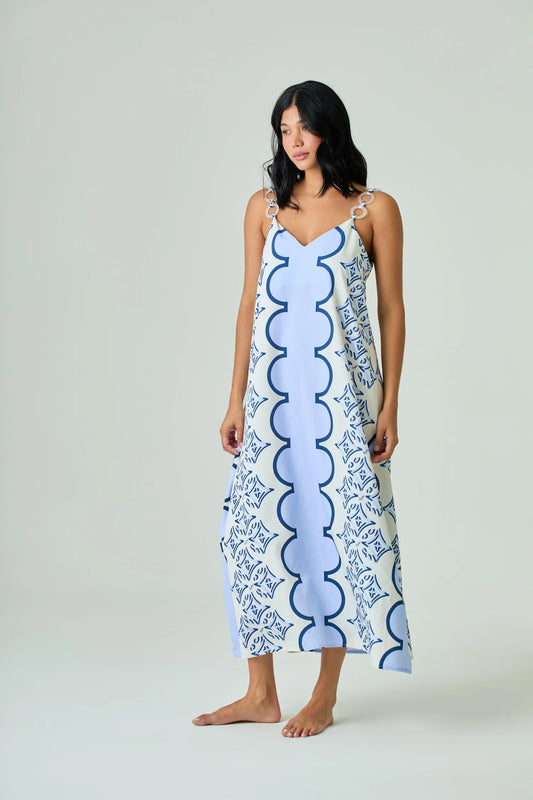 Patricia Dress - Cerulean