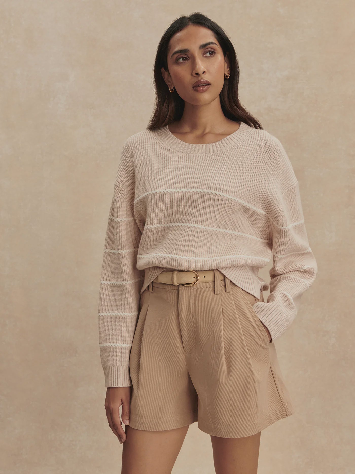 Meryl Stripe Knit Sweater