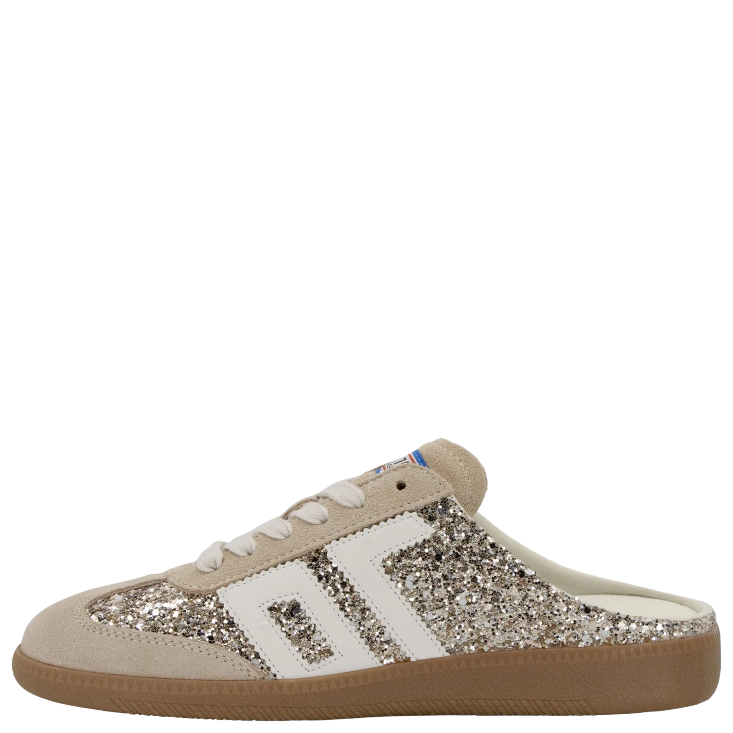 Easter Backless Sneaker - Glitter Gold