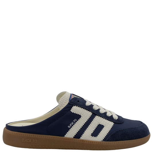 Easter Backless Sneaker - Navy
