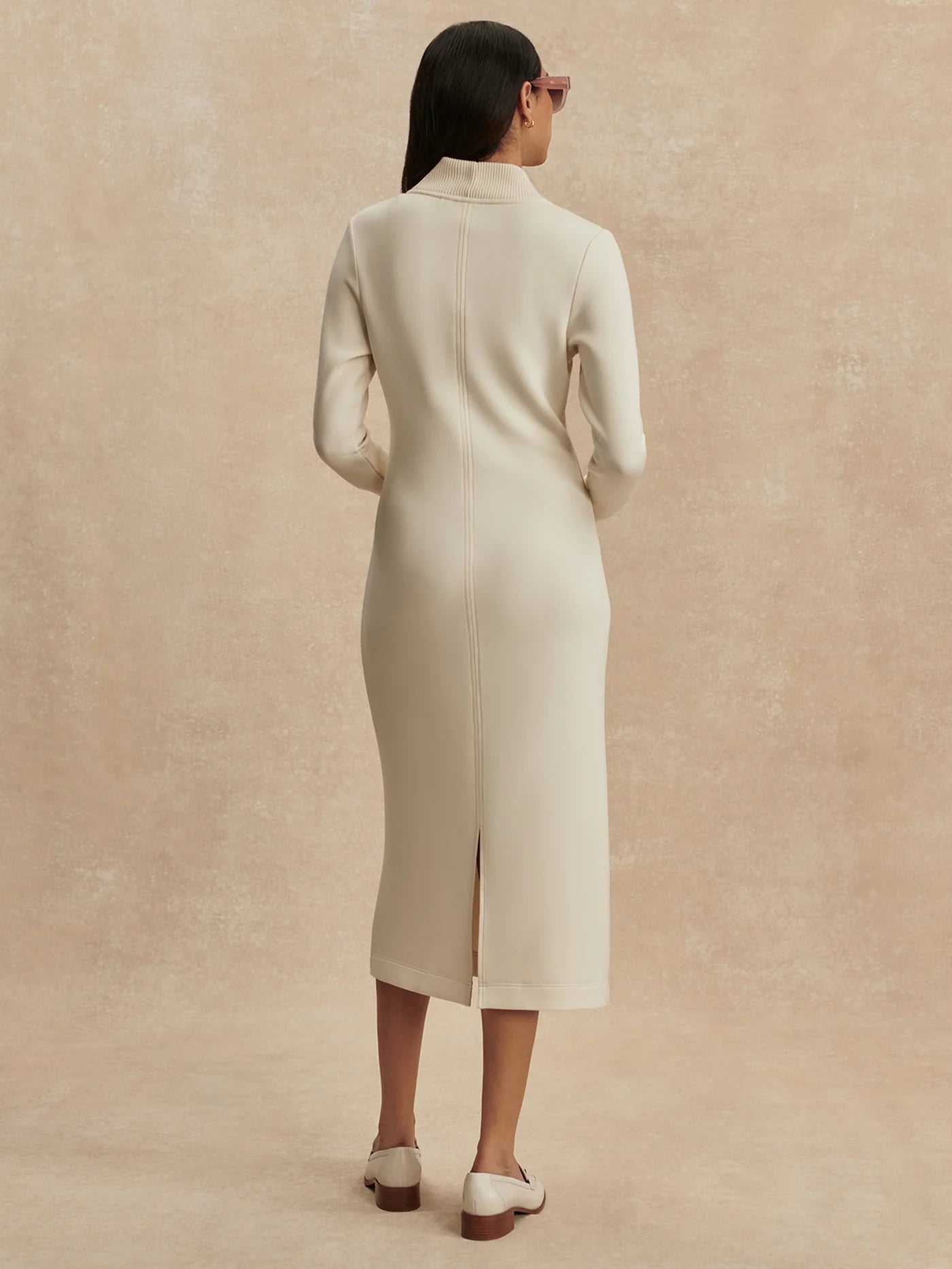 Bree Half-Zip Midi Dress