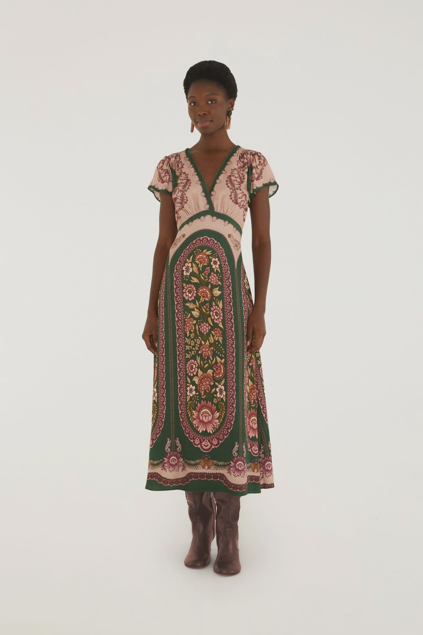 Daniela Short Sleeve Maxi Dress