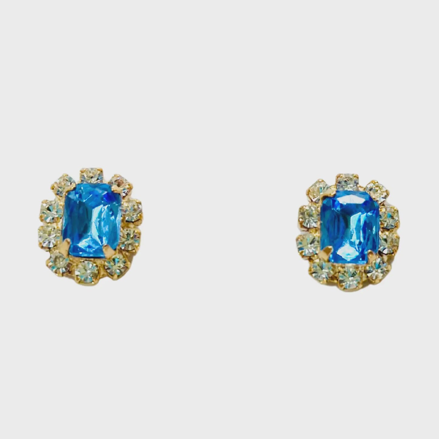 Petite Gem Studs-Sapphire