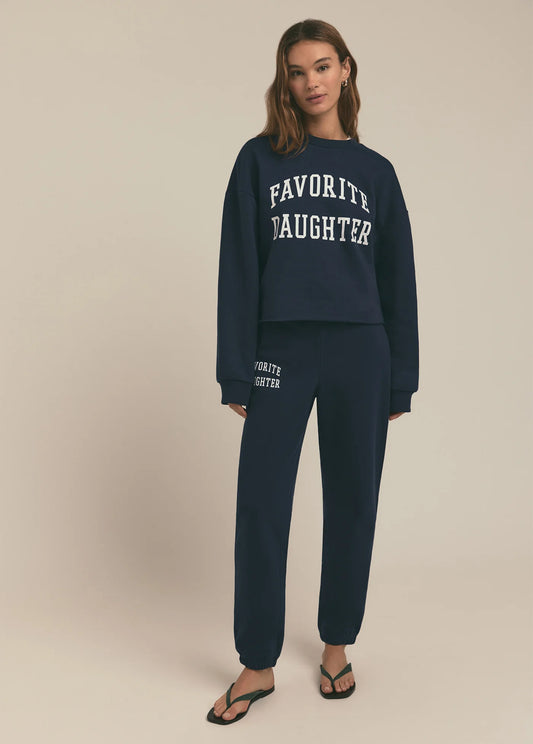 Cropped Collegiate Sweatshirt