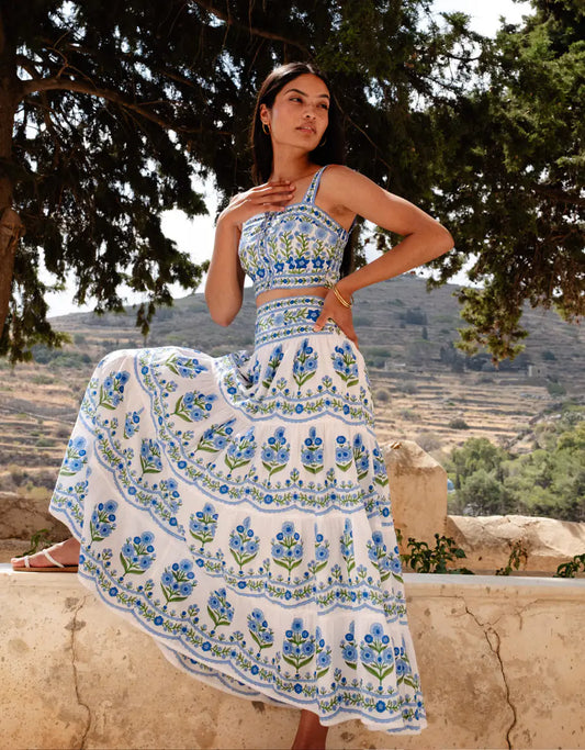 Lapis Meadow Rah Rah Skirt