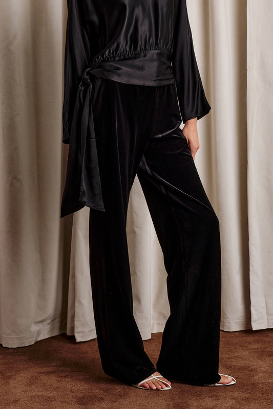 Silvi Pant - Black Velvet